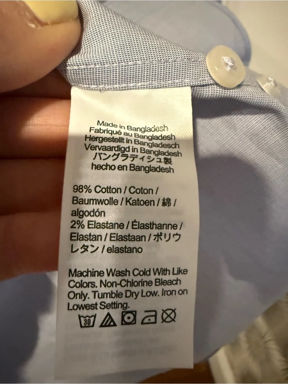J. Crew Men’s Dress Shirt Trio - White, Light Blue, Navy Gingham